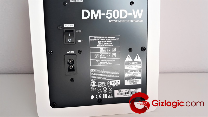 Pioneer DJ DM-50D-W Pioneer DJ DM-50D-W